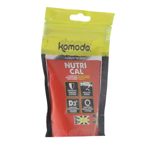 Komodo Nutri-Cal 75g - witaminy i wapno dla żółwi i jaszczurek - obrazek 2