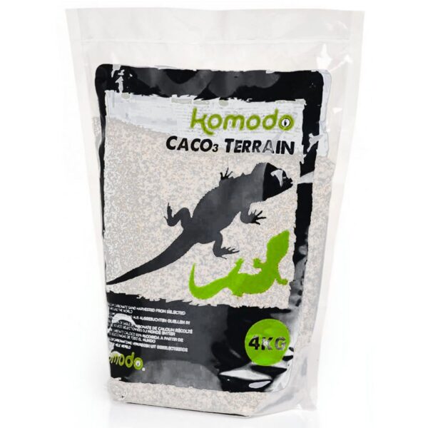 Komodo CaCo3 Sand White - jadalny piasek dla gadów - obrazek 2