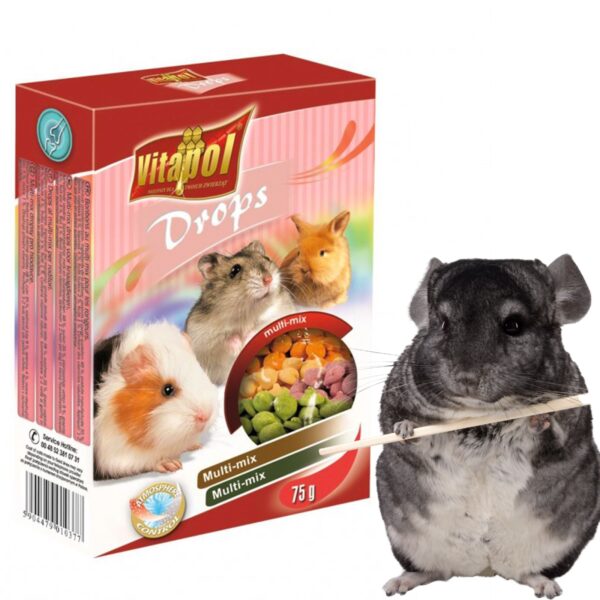 Vitapol - dropsy dla gryzoni mix 75g - obrazek 3