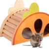 OiiBO Wooden House ERS68 - domek dla gryzoni - obrazek 2