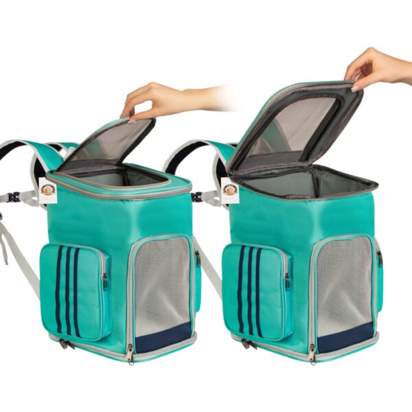 Furrever Friends Catbox Turquoise  - plecak transporter dla kota i psa - obrazek 3