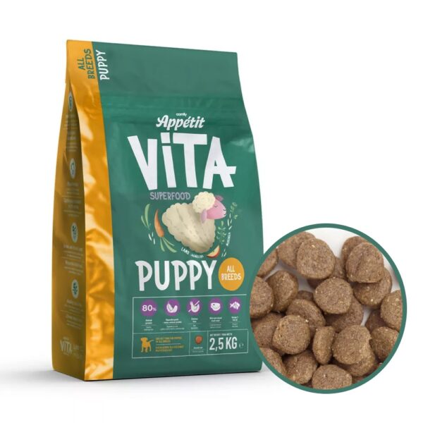 Comfy Appetit Vita Puppy Lamb 2,5kg - sucha karma dla psów - obrazek 2