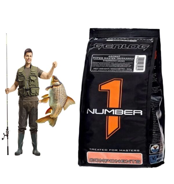 Genlog Components Super Master - dodatek zanętowy truskawka 0,5kg - obrazek 2