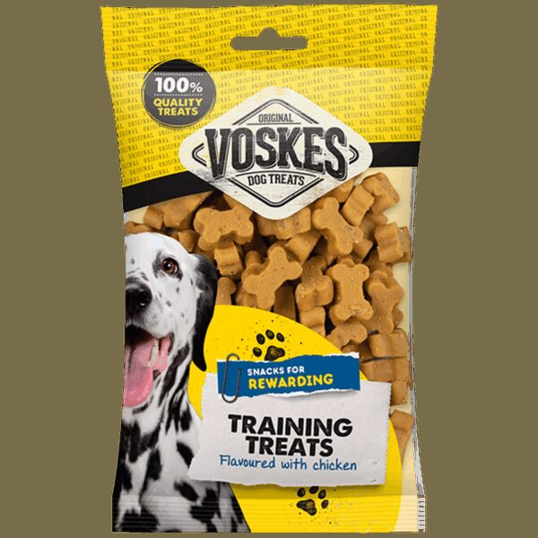 Voskes Training Treats Chicken - przysmaki treningowe dla psa kości kurczak 200g