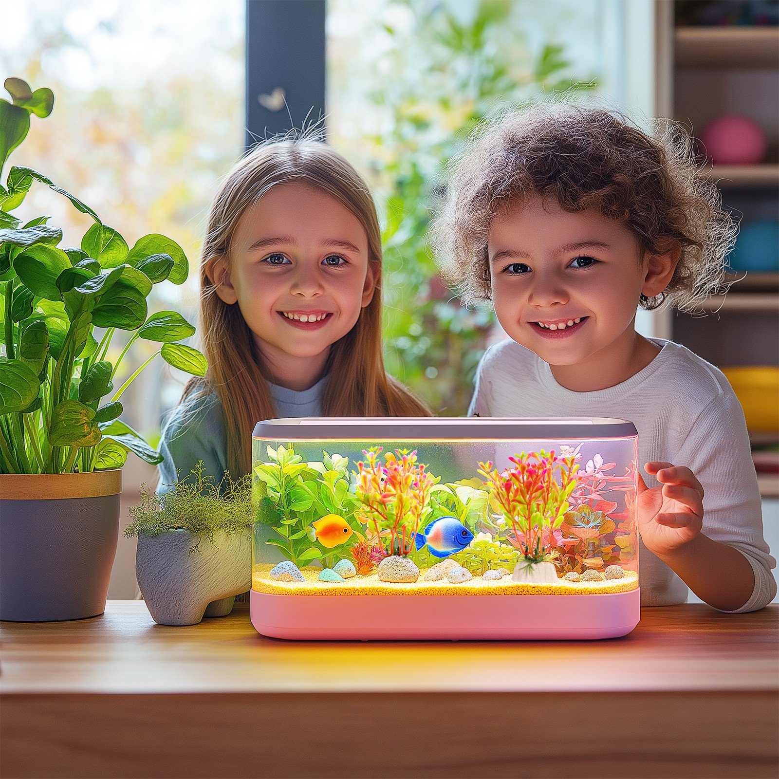 Kruger Meier Plant Fluo Pink - roślinka sztuczna - obrazek 2