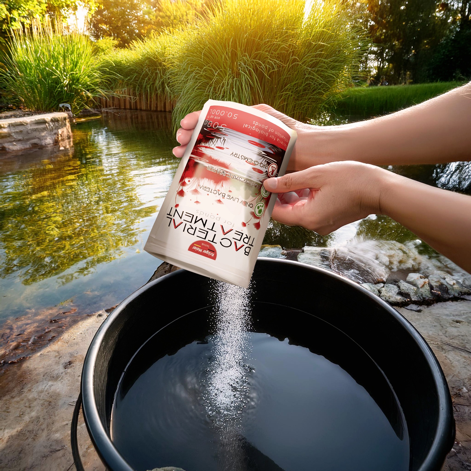 Kruger Meier Bacterial Treatment 500g - bakterie do oczka wodnego - obrazek 3