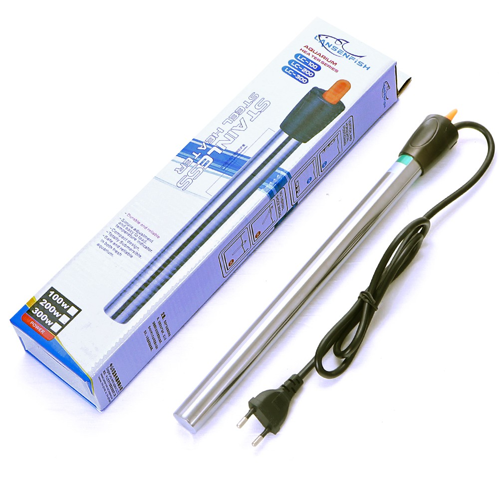 LansenFish Steel Heater 100W - stalowa grzałka z termostatem do akwarium 50l - 100l - obrazek 2