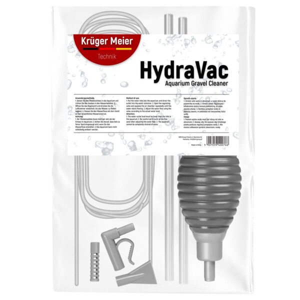 Kruger Meier HydraVac - odmulacz i zestaw do podmiany wody w akwarium
