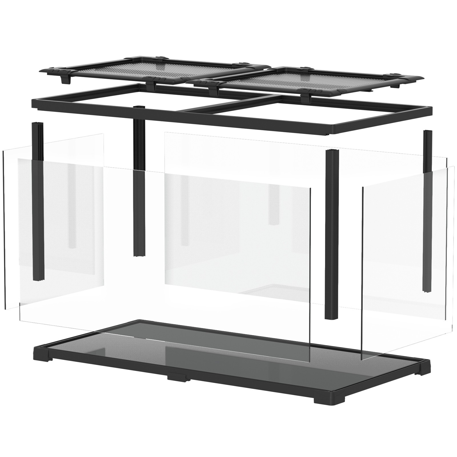 Repti-Zoo RKE Super Vision 360 - terrarium szklane 90x45x45cm - obrazek 3