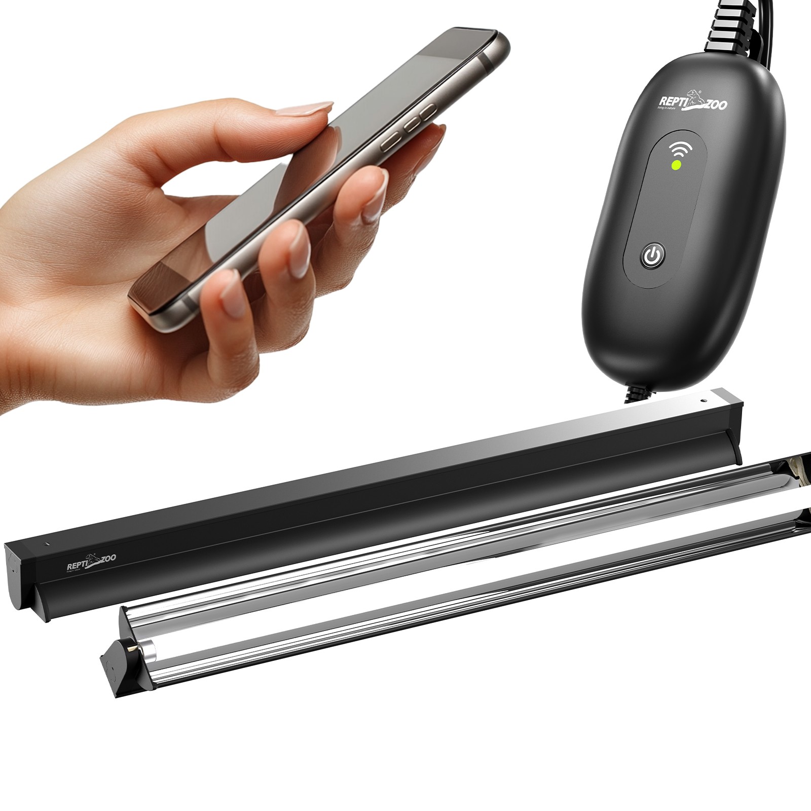 Repti-Zoo Lighting Combo Smart KIT - lampa UVB 24W sterowana aplikacją - obrazek 2