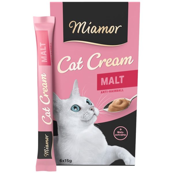 Miamor Cat Cream Malt - paszteciki kremowe dla kotów 6x90g